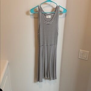 Everly Black and White Striped Top